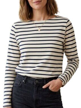 Paris Atelier & Other Stories Striped Top Blouse SZ Medium